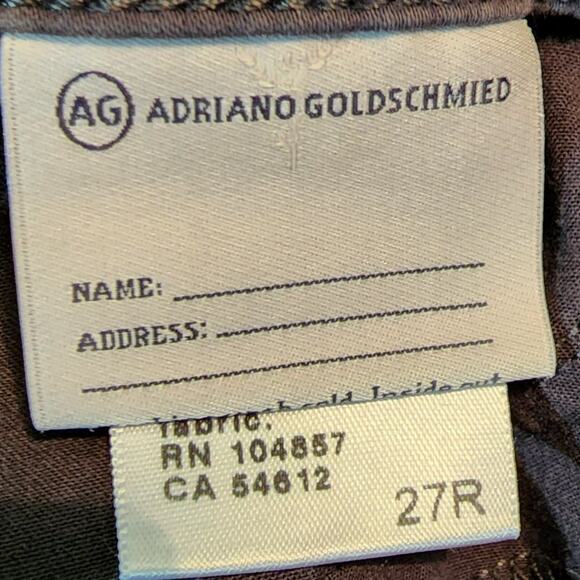 Ag Adriano Goldschmied Legging Women 27 Dark Grey Super Skinny Fit Made in USA - Picture 7 of 9